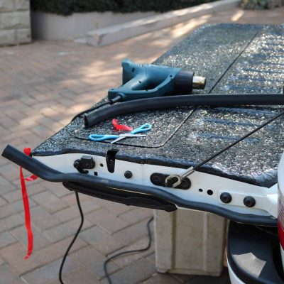 Tonneau King tailgate seal preventing dust entry