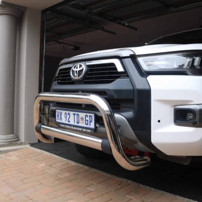Stainless steel bakkie nudge bars upgrade
